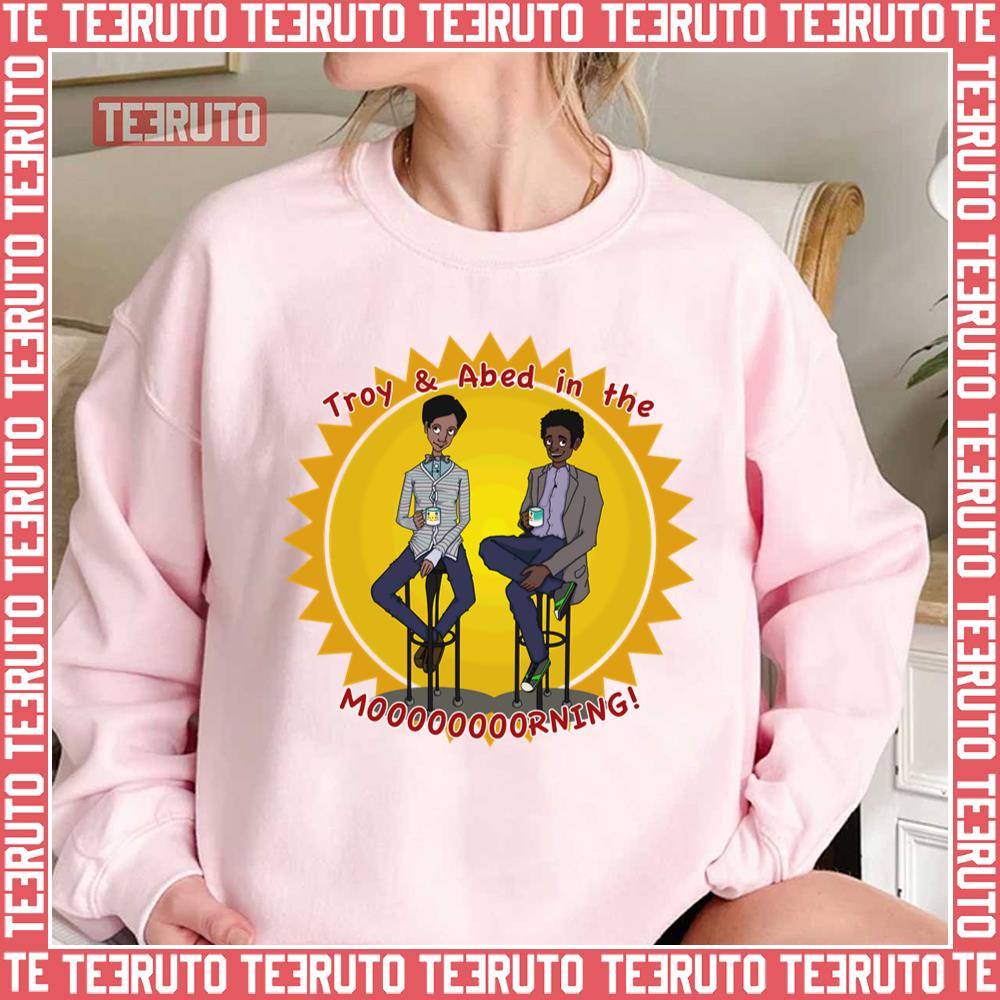Cartoon Troy And Abed Community Tv Show In The Morning Unisex Sweatshirt