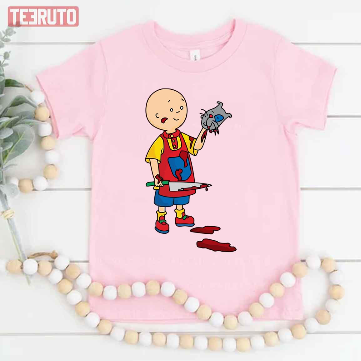 Carttooswag Scary Design For Halloween Caillou Unisex T-Shirt