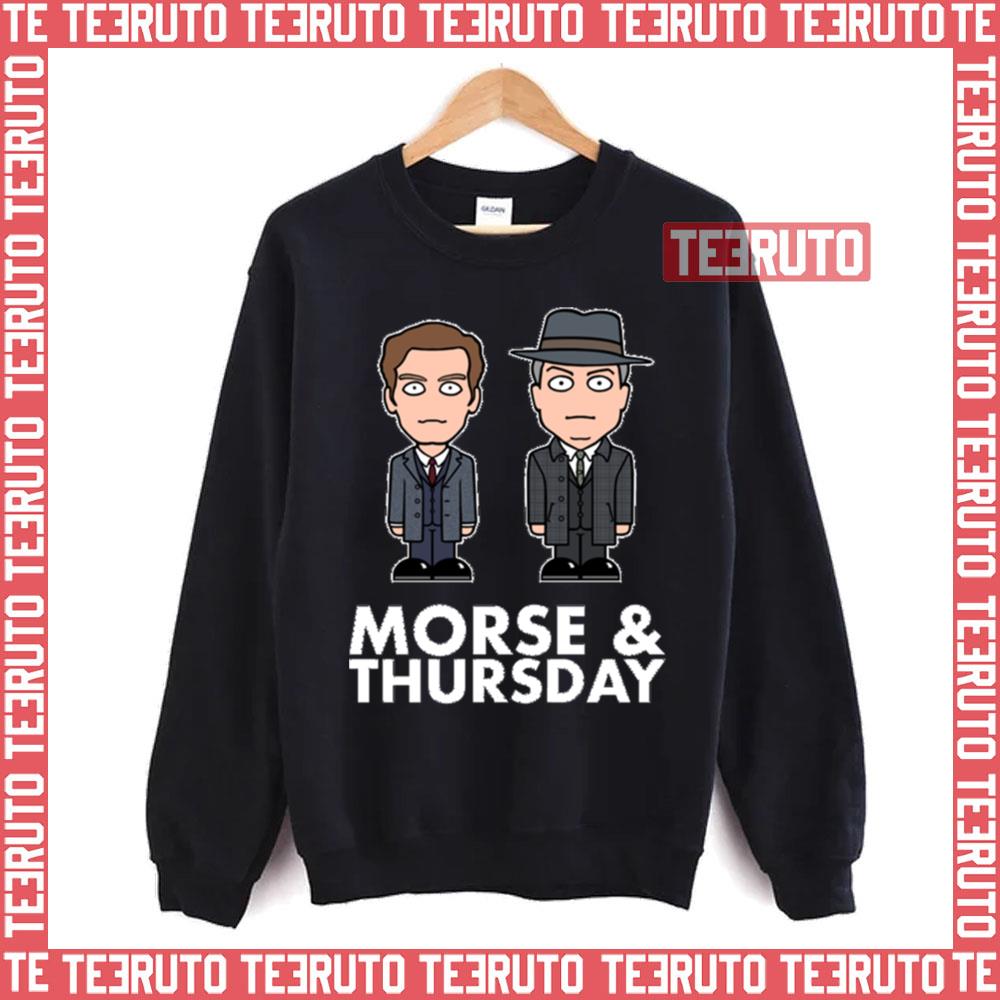 Chibi Inspector Morse And Fred Endeavour Unisex Sweatshirt