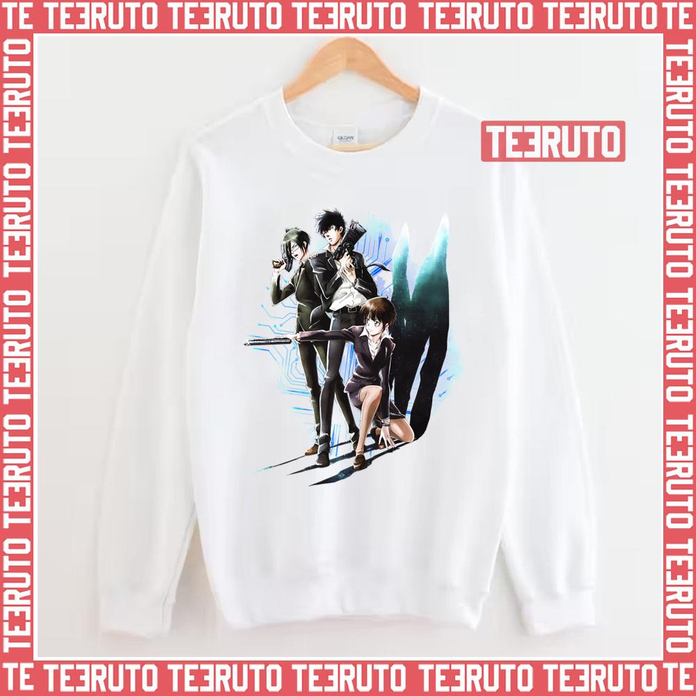 Colored Fanart Psycho Pass Anime Unisex Sweatshirt