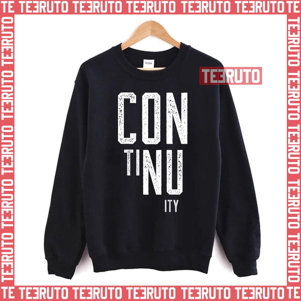 Continuity Typographic Design Unisex Sweatshirt