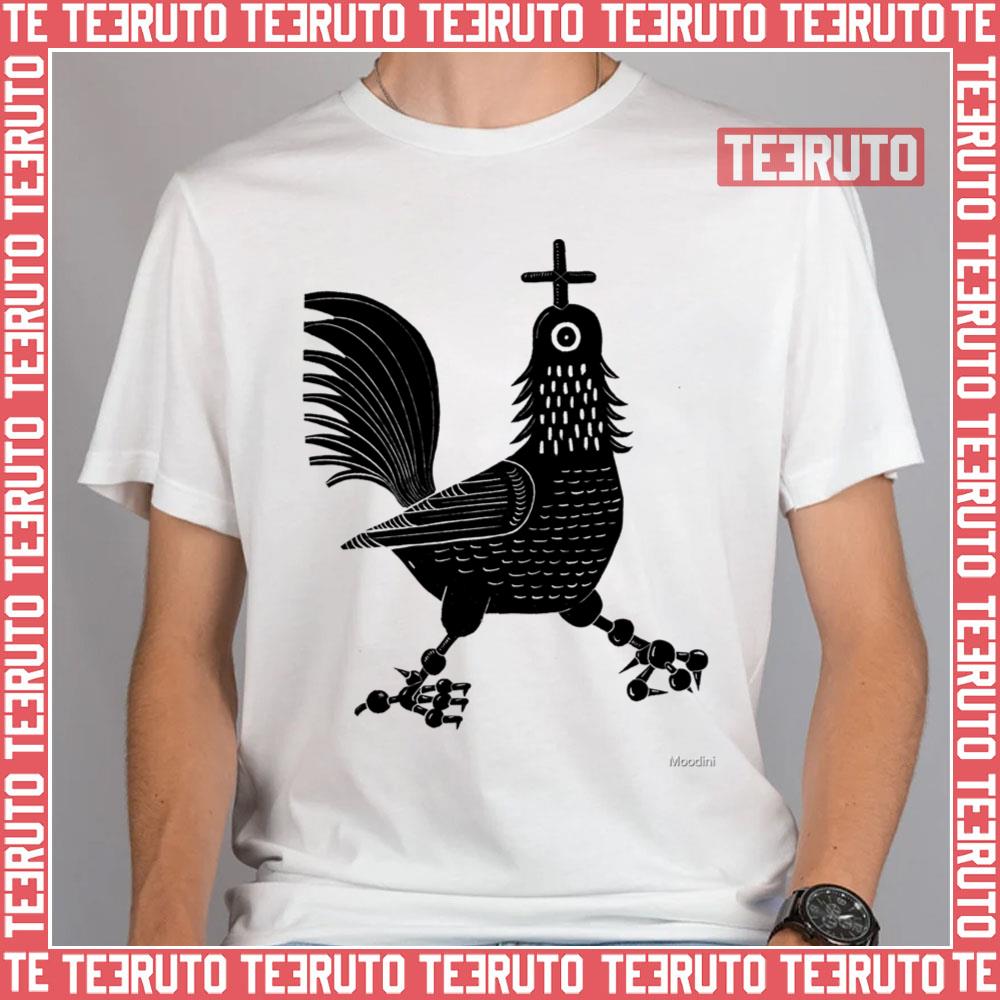 Crossed Head Robo Chicken Unisex T-Shirt