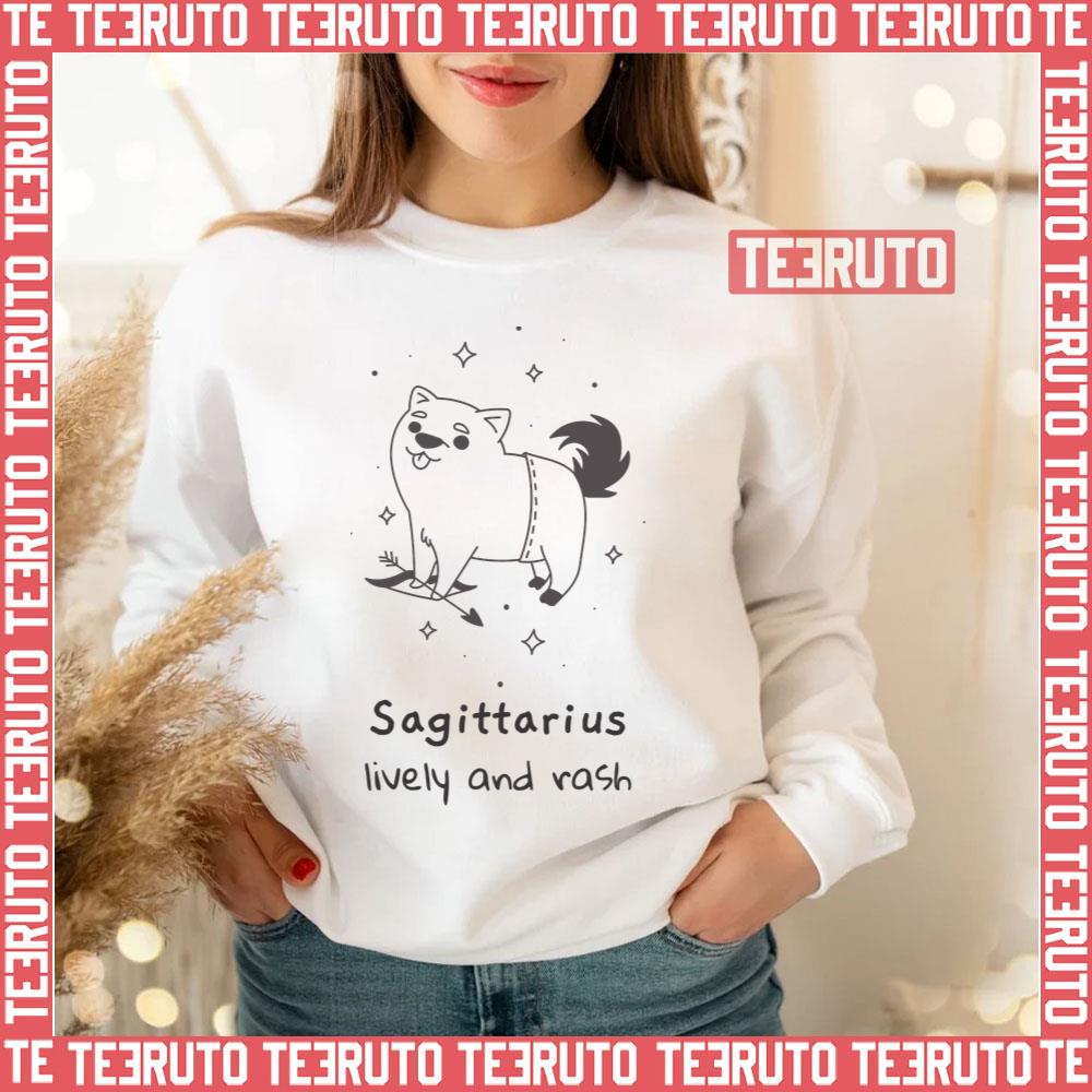 Cute Art Sagittarius Zodiac Sign Astrology Unisex Sweatshirt