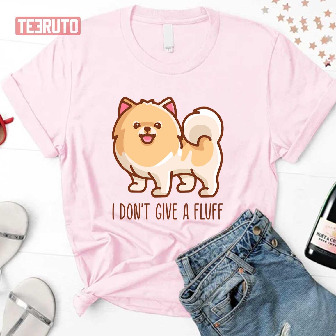 Cute Pomeranian Pom I Don’t Give A Fluff Unisex Sweatshirt