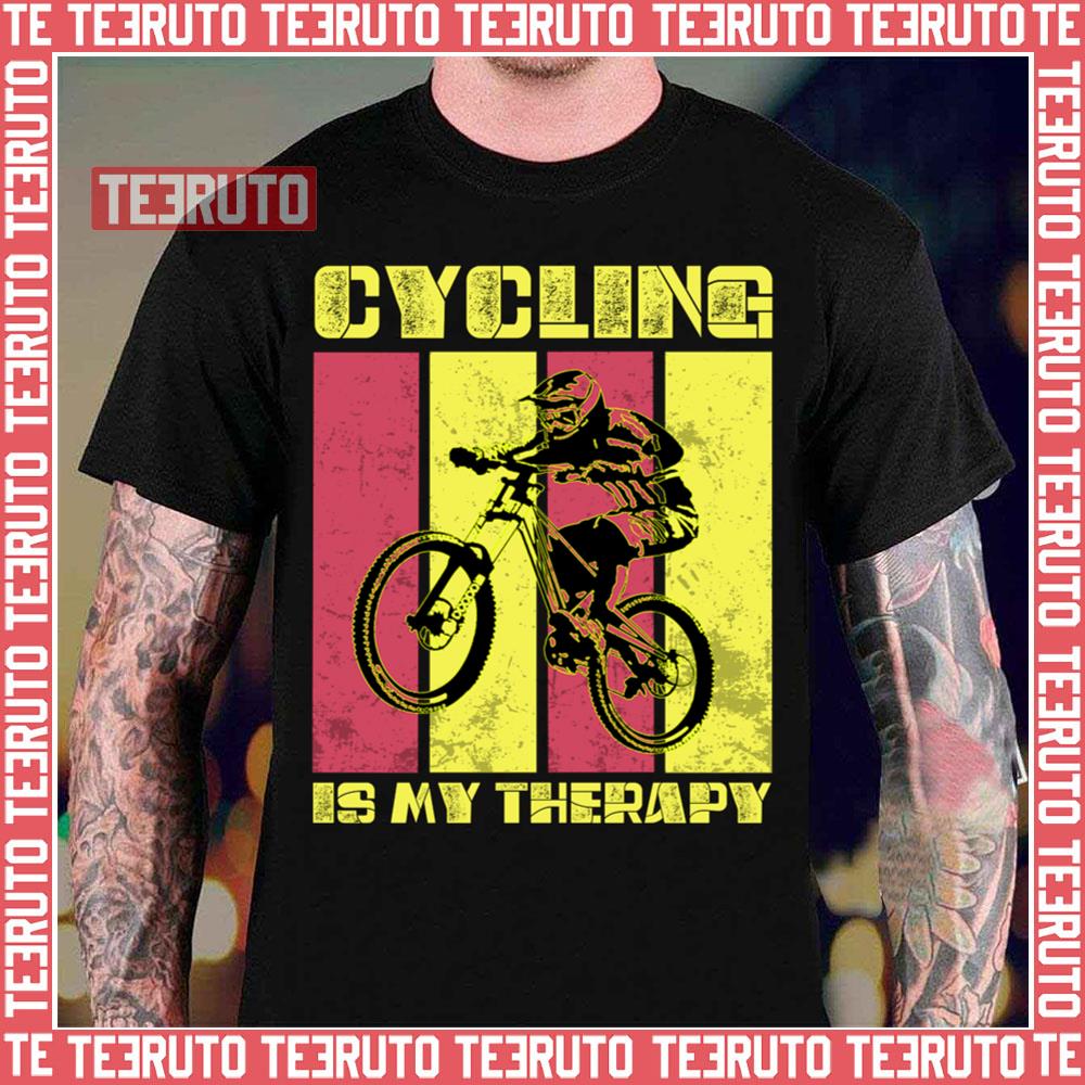 Cycling Is My Therapy Unisex T-Shirt