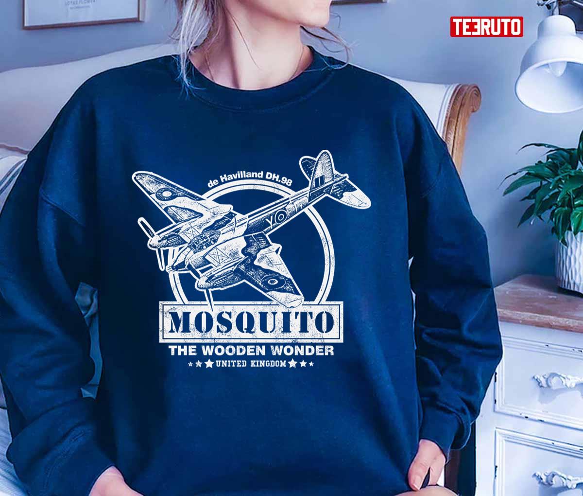Dh98 Mosquito British Ww2 Aircraft Military Army Unisex Sweatshirt