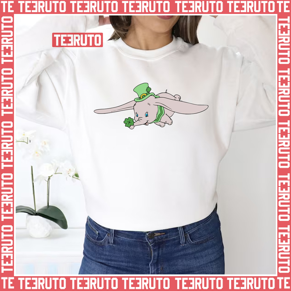 Dumbo Dressed For Saint-Patrick’s Day Unisex Sweatshirt