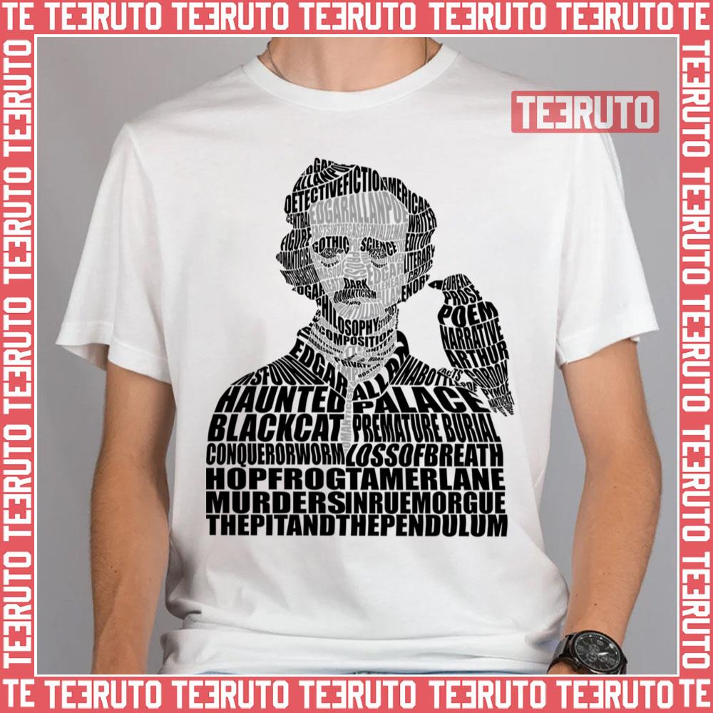 Edgar Allan Poe Calligram Unisex T-Shirt