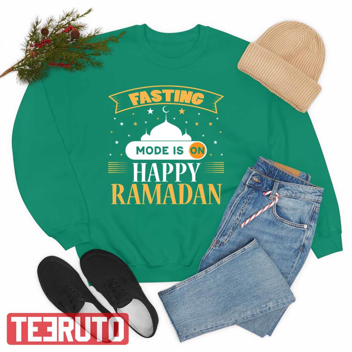 Fasting Mode Is On Happy Ramadan Unisex Sweatshirt