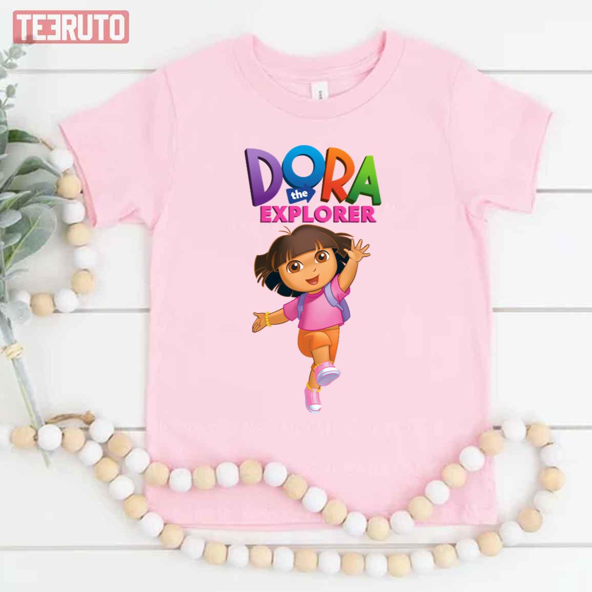 For Kids Dora The Explorer Cartoon Unisex T-Shirt