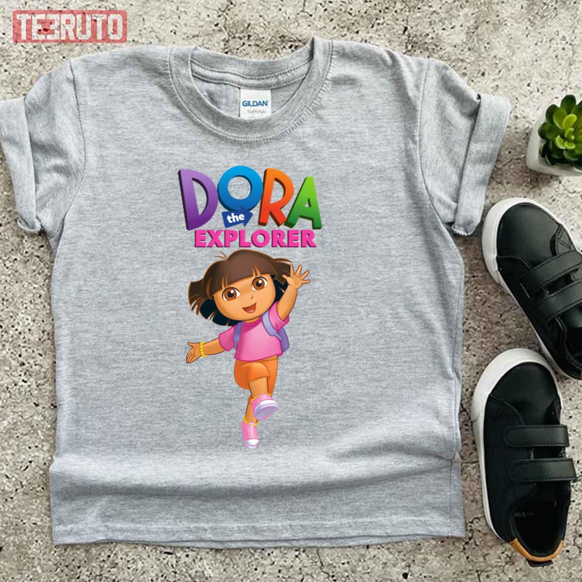 For Kids Dora The Explorer Cartoon Unisex T-Shirt
