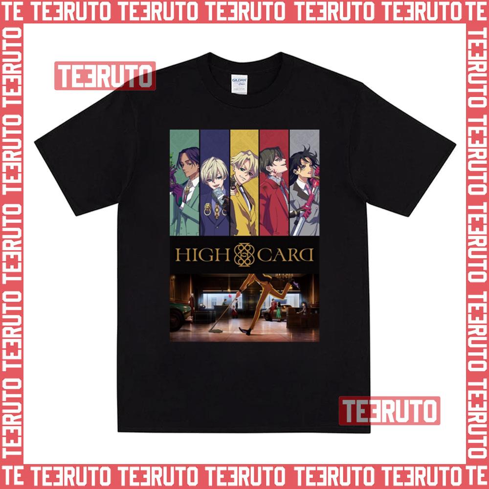 High Card All Characters Anime Unisex T-Shirt - Teeruto