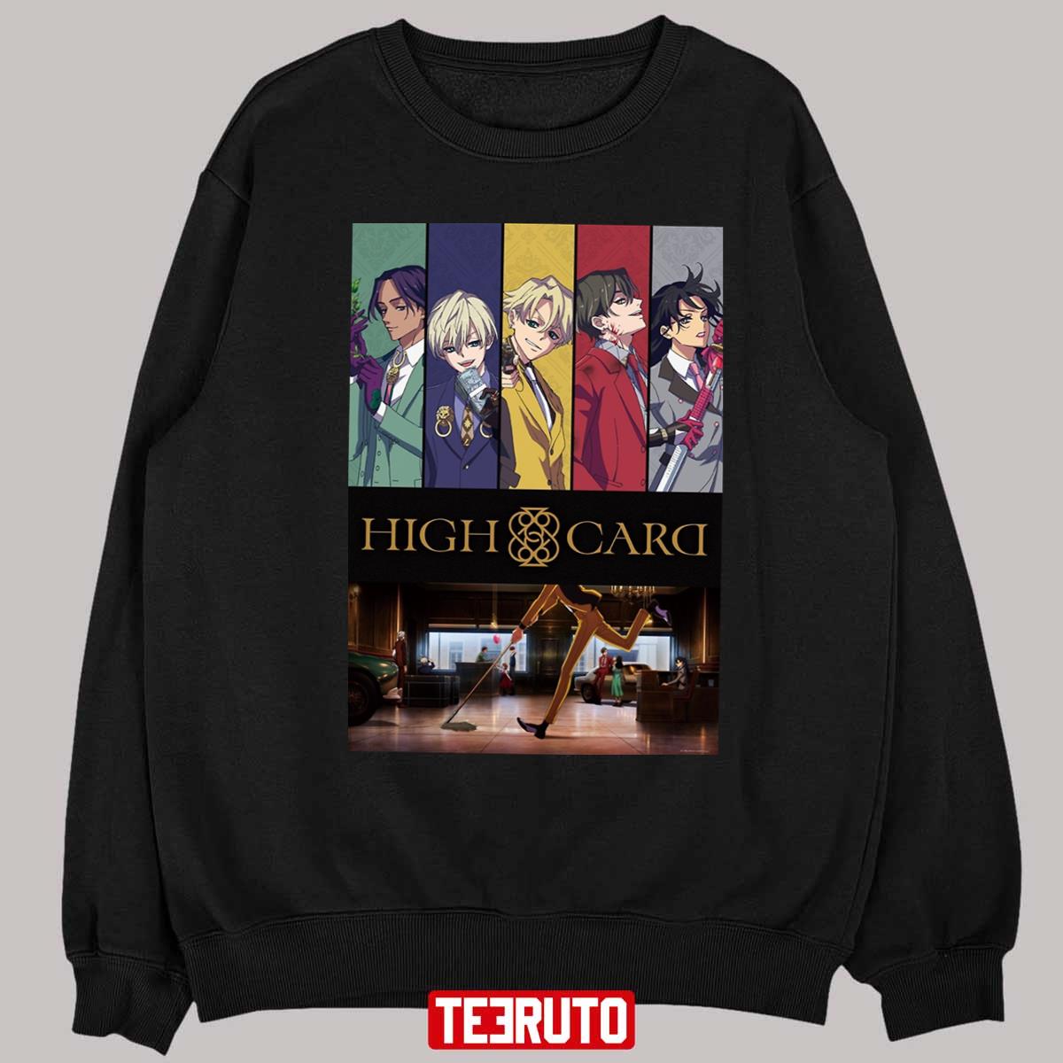 High Card All Characters Anime Unisex T-Shirt - Teeruto