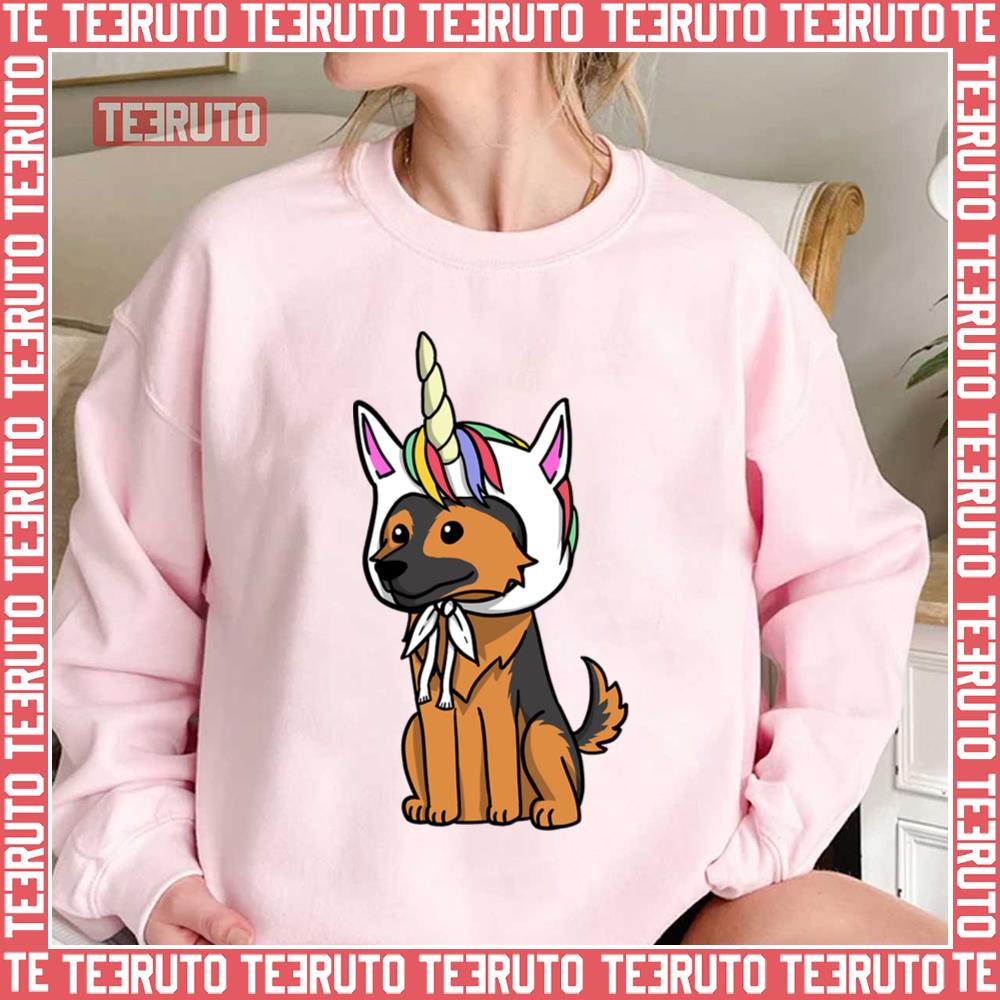 Funny Unicorn German Shepherd Unisex Sweatshirt