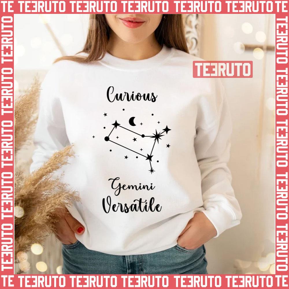Gemini Curious And Versatile Zodiac Sign Unisex Sweatshirt