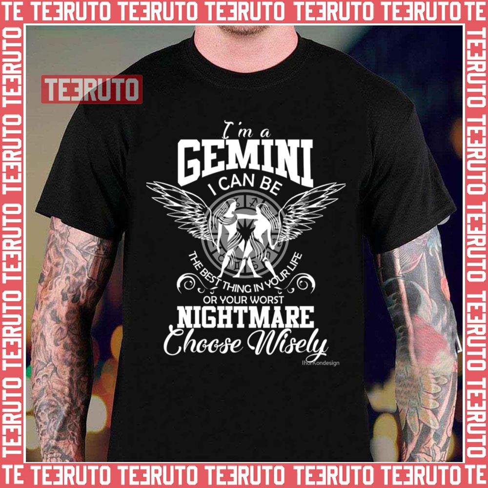 Gemini Zodiac Sign Funny Unisex T-Shirt