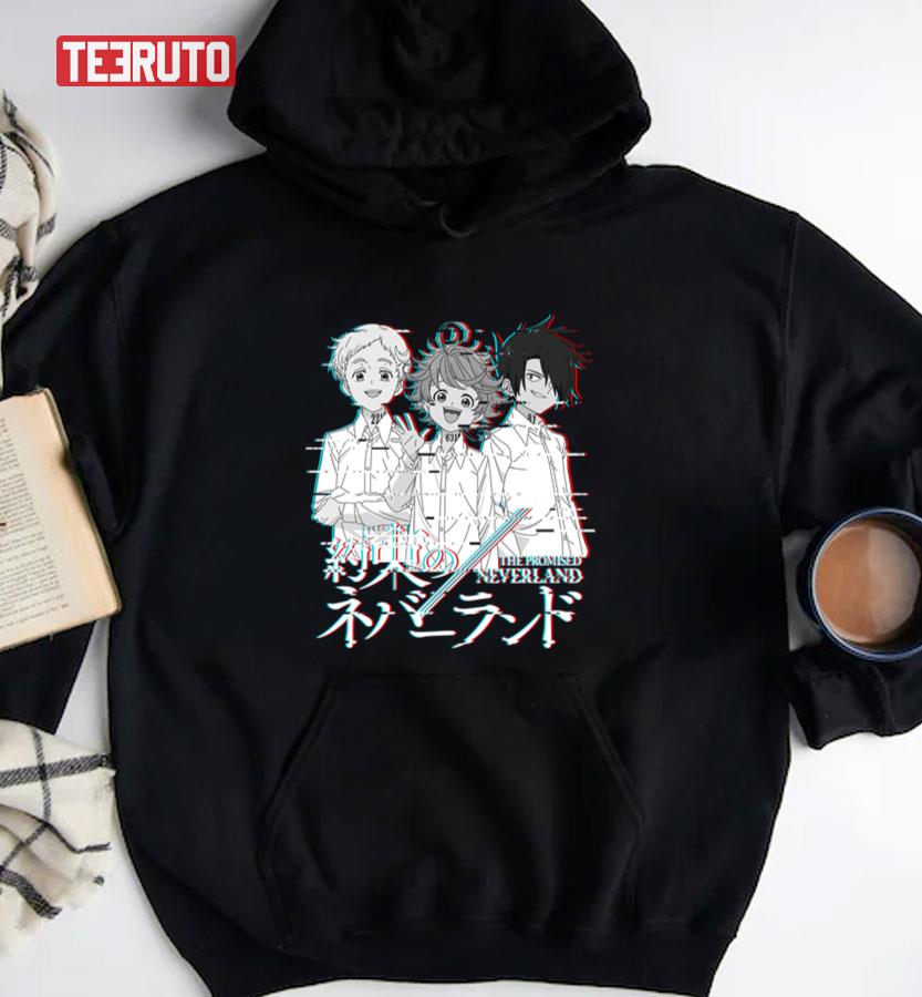 Felpa Con Cappuccio Unisex The Promised Neverland - Ray - Stampata In 3D, Poliestere, Taglie Disponibili - 3