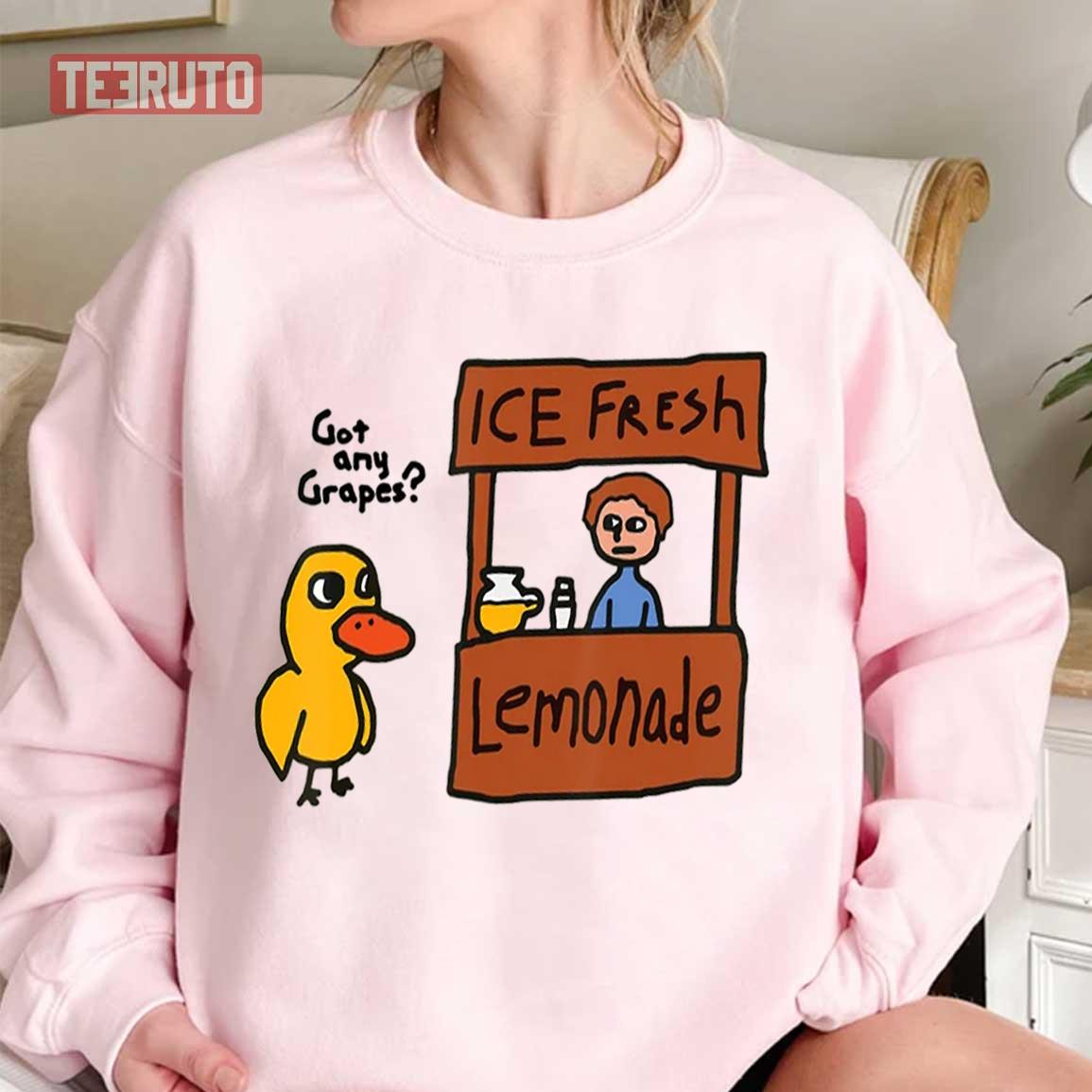 Got Any Grapes Duck Song Lemonade T-Shirt