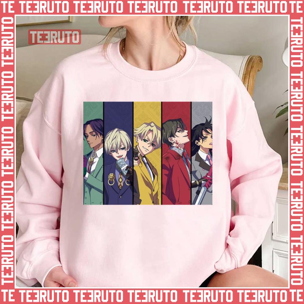 High Card All Characters Anime Unisex T-Shirt - Teeruto