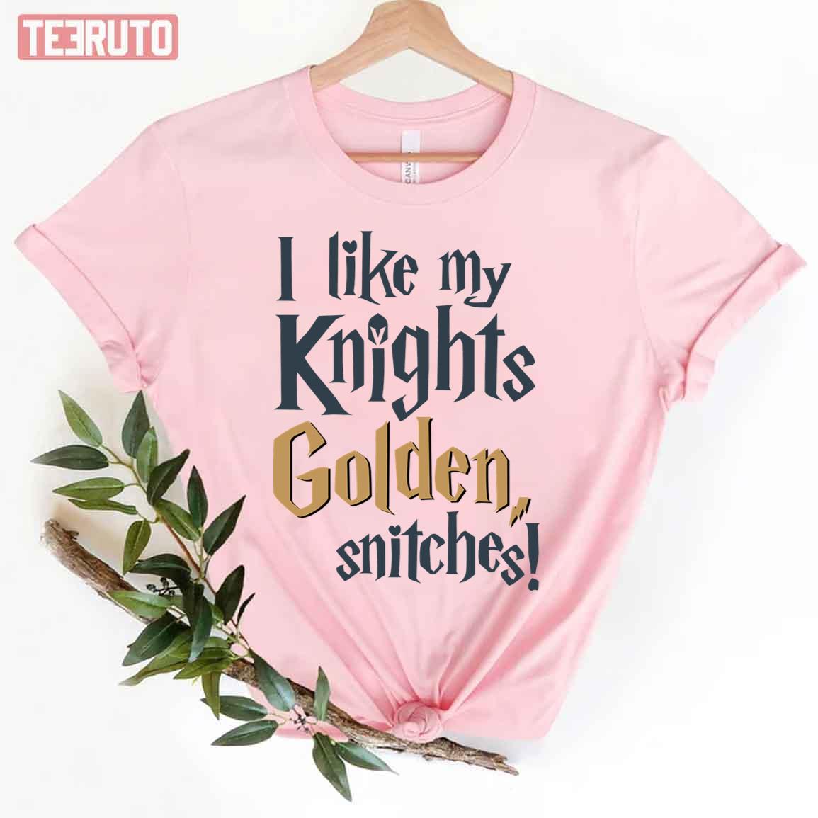 I Like My Knights Golden Snitches Vegas Golden Knights Unisex T-Shirt