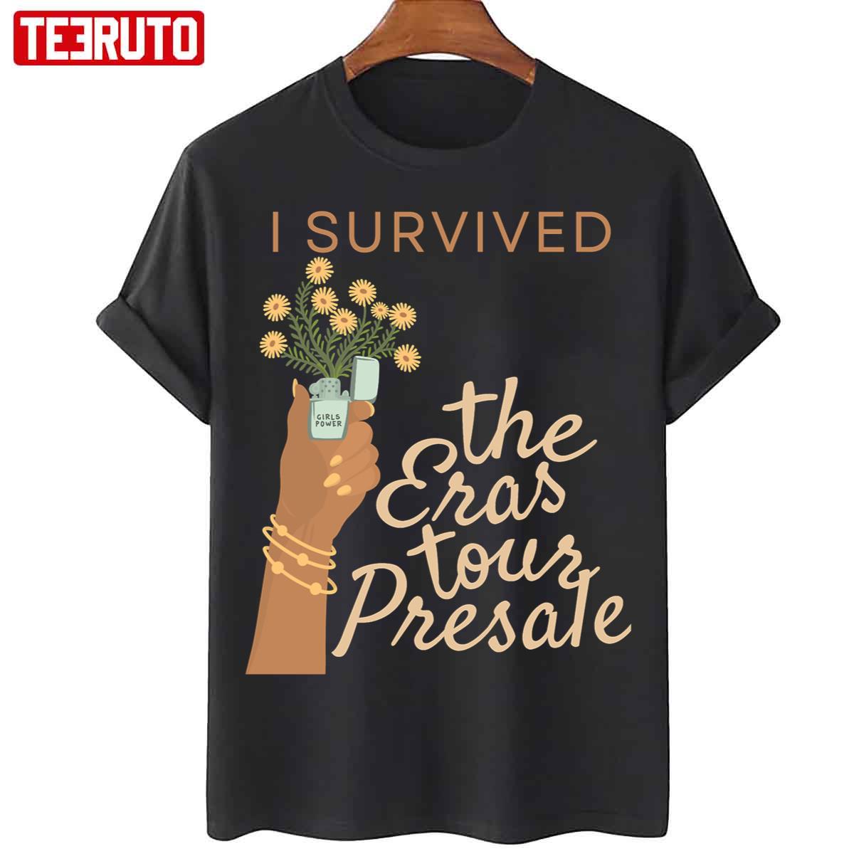 I Survived The Eras Tour Aethetics Unisex T-Shirt