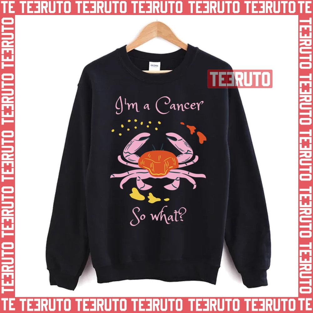 I'm A Cancer So What Aesthetic Crab Unisex Sweatshirt