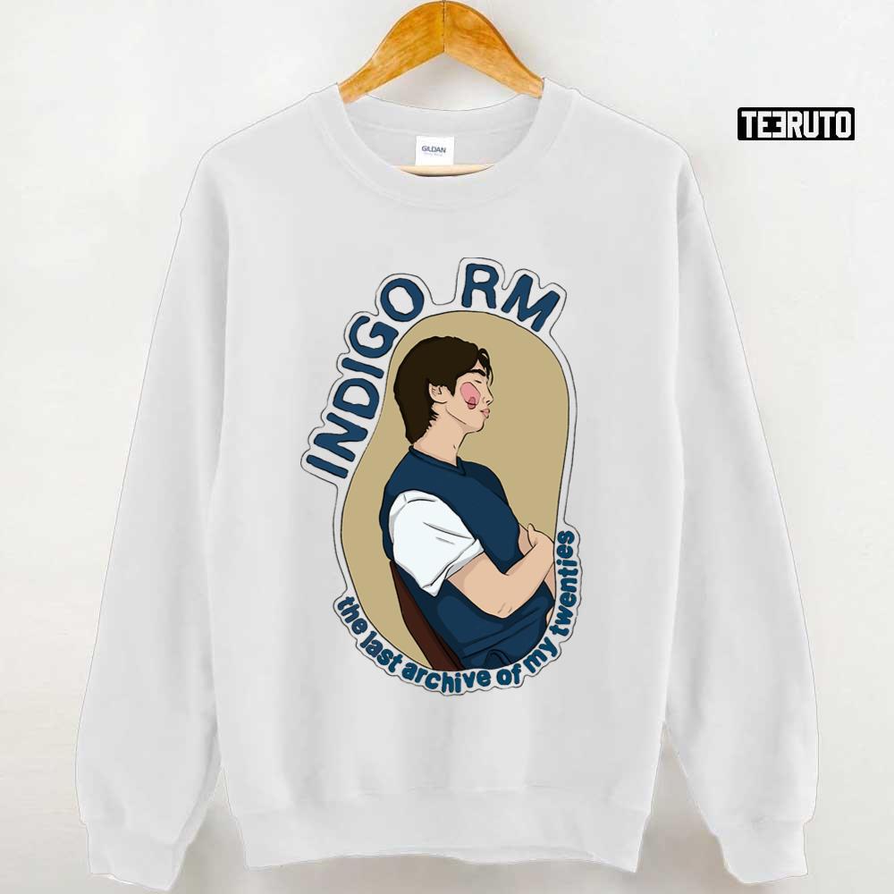 Indigo Rm The Last Archive Of My Twenties BTS Leader RM Kim Namjoon Vector Fanart Unisex T-shirt