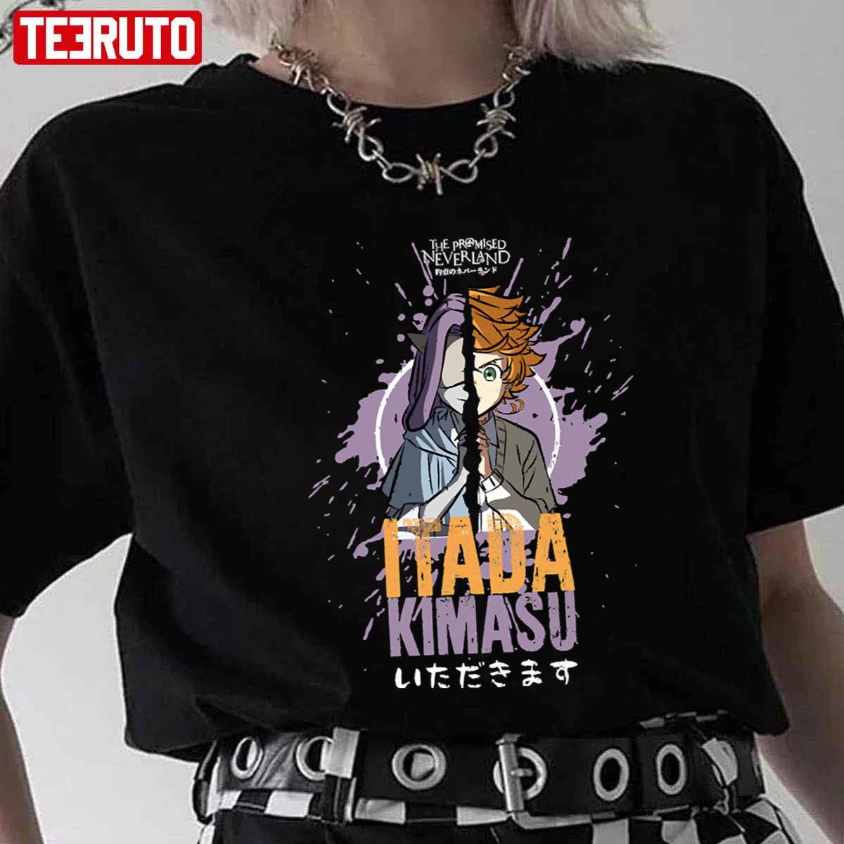 Itadakimasu Grunge Style The Promised Neverland Unisex T-shirt