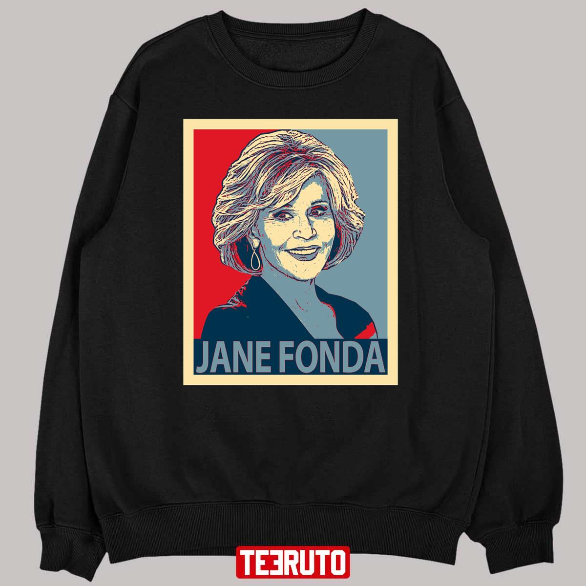 Jane Fonda 2022 Graphic Portrait Unisex T-Shirt