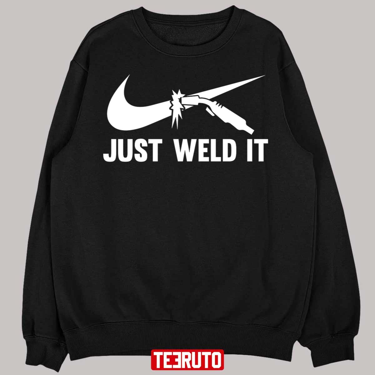 Just Weld It Welder Nike Logo Unisex T-Shirt