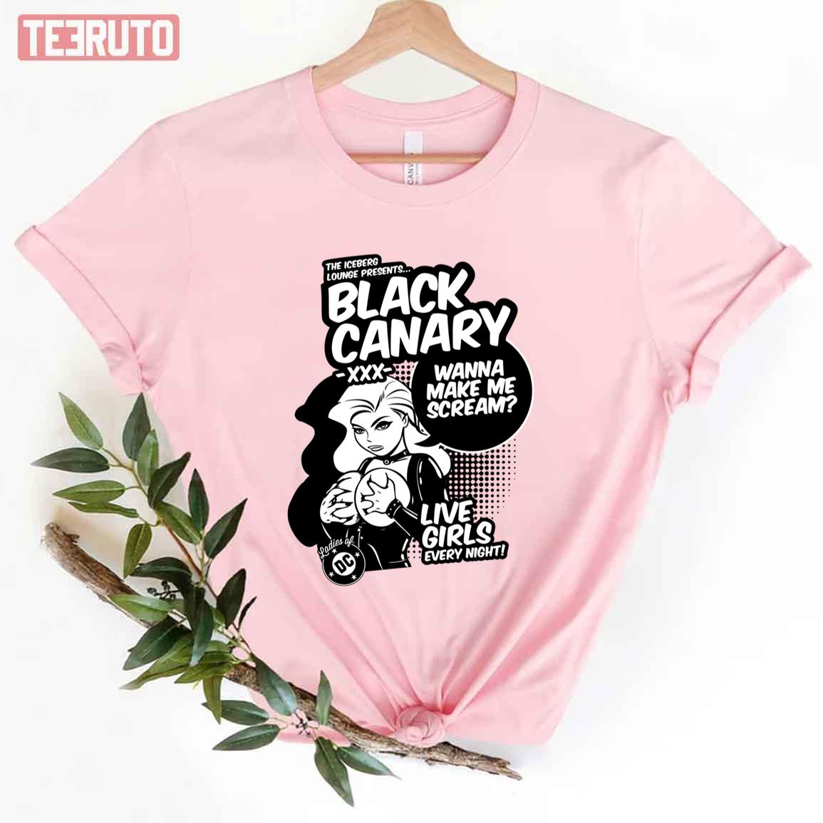 Ladies Of Dc Black Canary Unisex T-Shirt