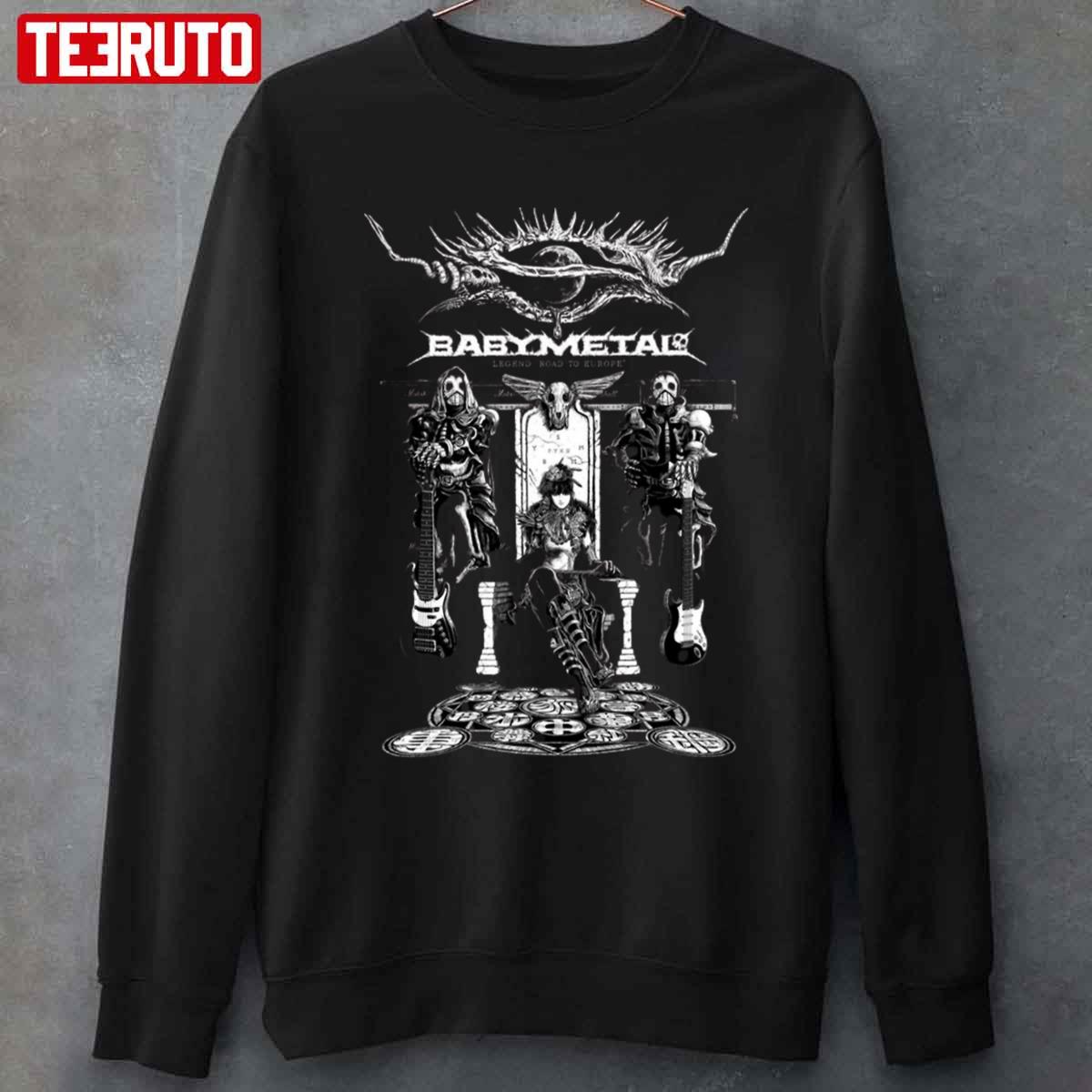 Legend Road To Europe Babymetal Unisex T-shirt - Teeruto