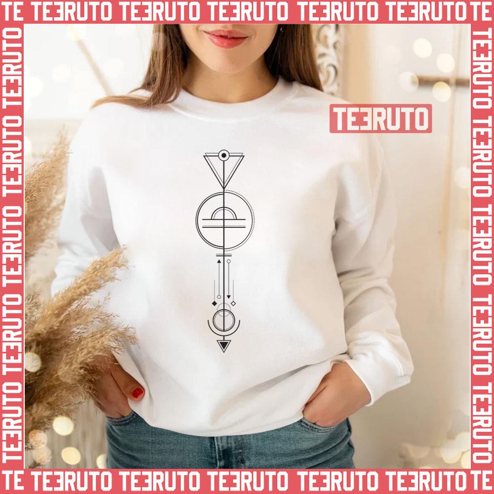 Libra Astrology Zodiac Arrow Unisex Sweatshirt