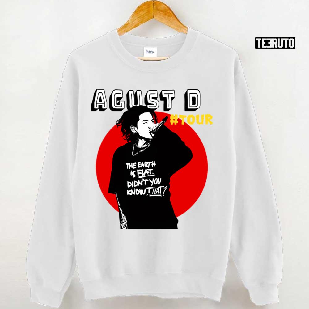 Lil Meow Meow Agust D Tour BTS Rapper SUGA Unisex T-shirt