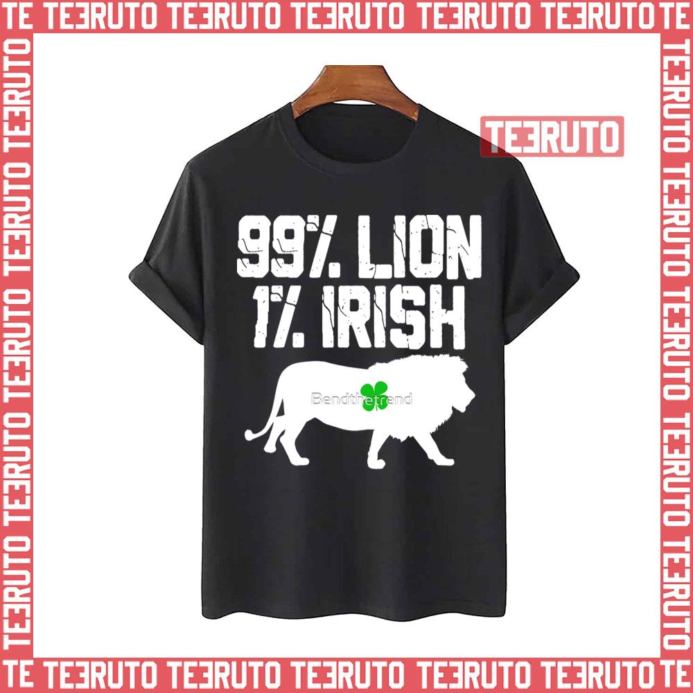Lion Animal St Patrick’s Day Irish Shamrock Unisex T-Shirt