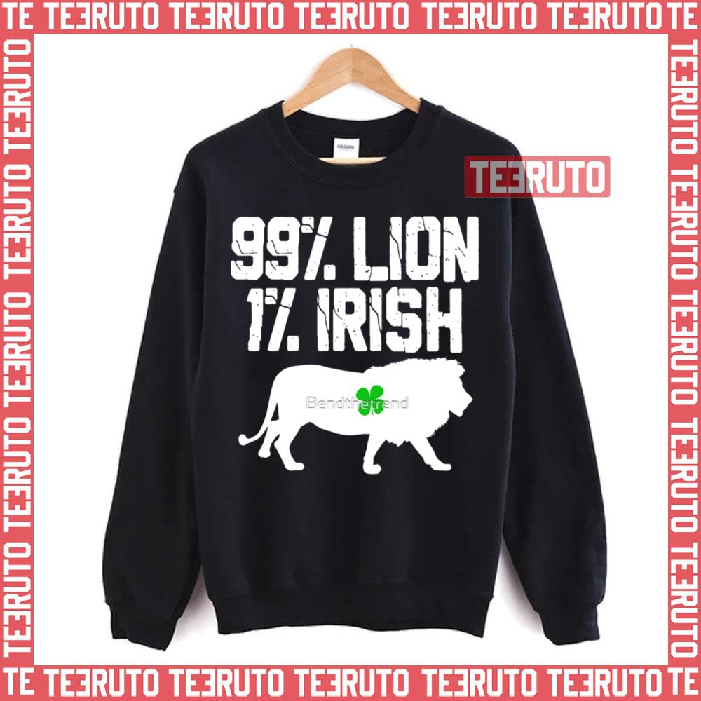 Lion Animal St Patrick’s Day Irish Shamrock Unisex T-Shirt