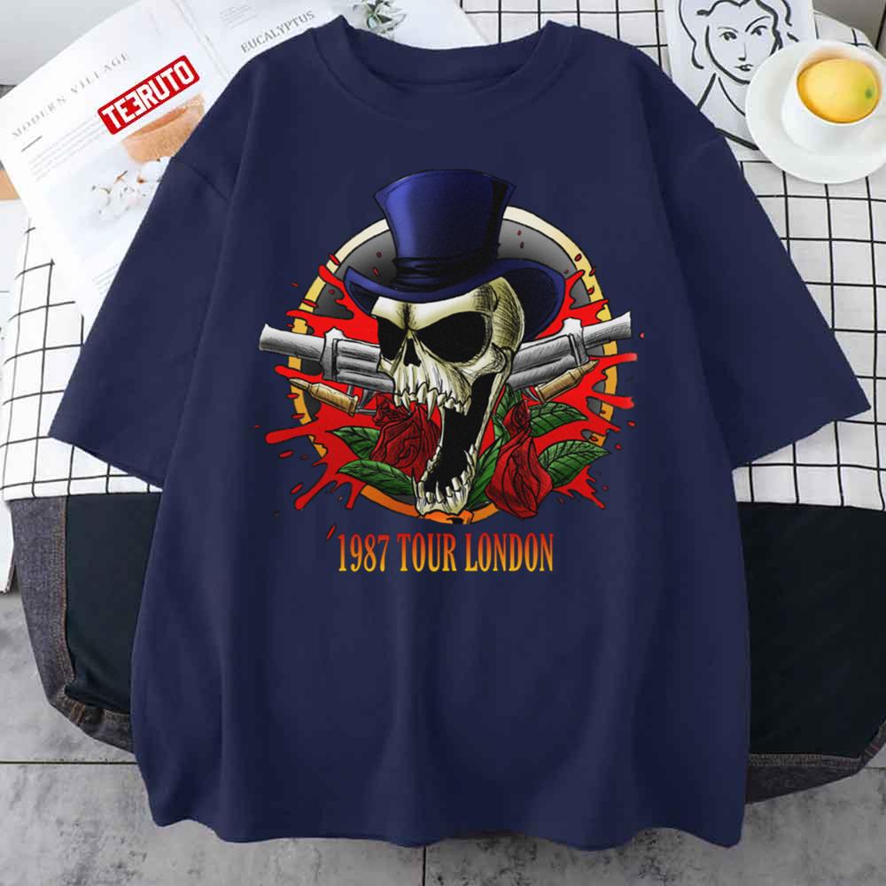 London Tour 1987 Vintage Guns N' Roses Tour 2023 Unisex T-Shirt
