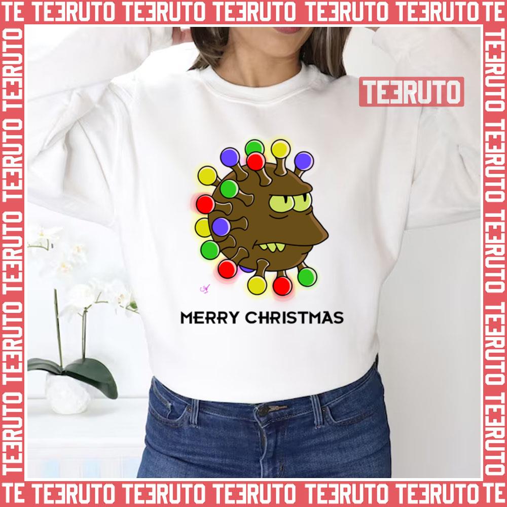 Lrrr Of Varient Omicron Covid 19 Merry Christmas The Futurama Art Unisex Sweatshirt