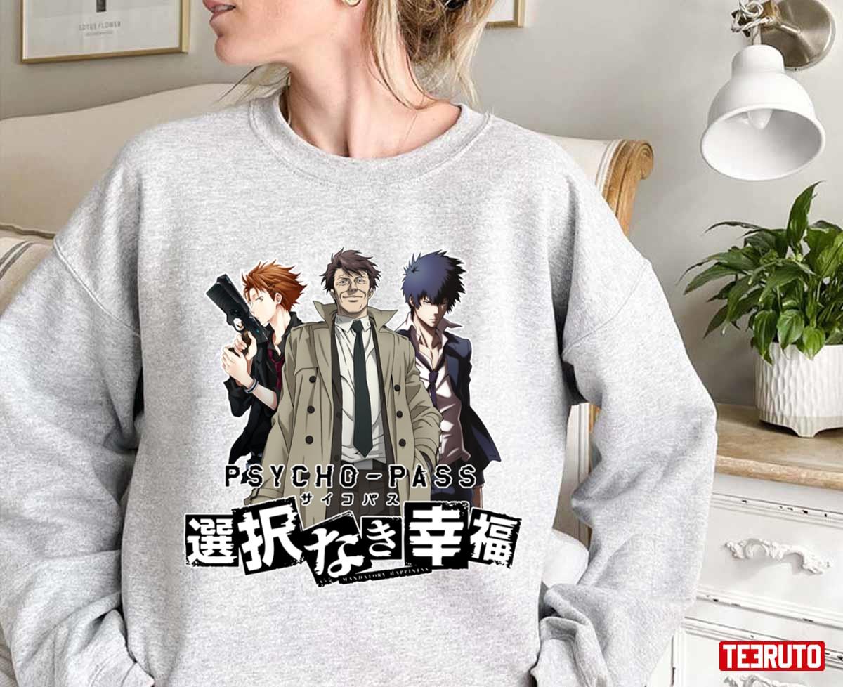 Manga Japanese Name Shuusei Tomomi Shinya Psycho Pass Unisex Sweatshirt