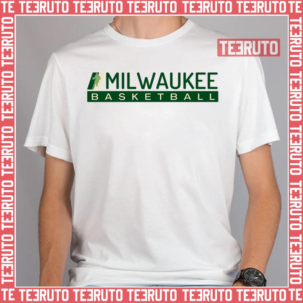 Milwaukee Basketball Milwaukee Bucks Text Logo Unisex T-Shirt