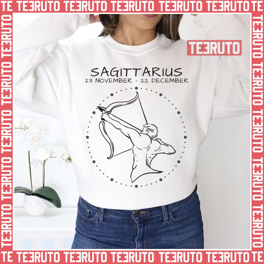 Minimal Art Sagittarius Zodiac Set Astorlogy Unisex Sweatshirt