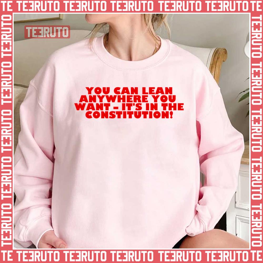 Monk Can Lean Anywhere Marvelous Mrs Maisel Unisex Sweatshirt