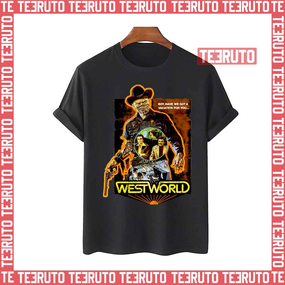 Movie Cowboy Design Westworld Unisex T-Shirt