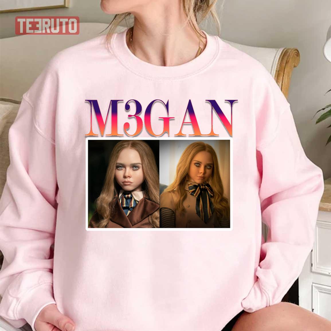 Movie Megan Collage Design M3gan Unisex T-Shirt