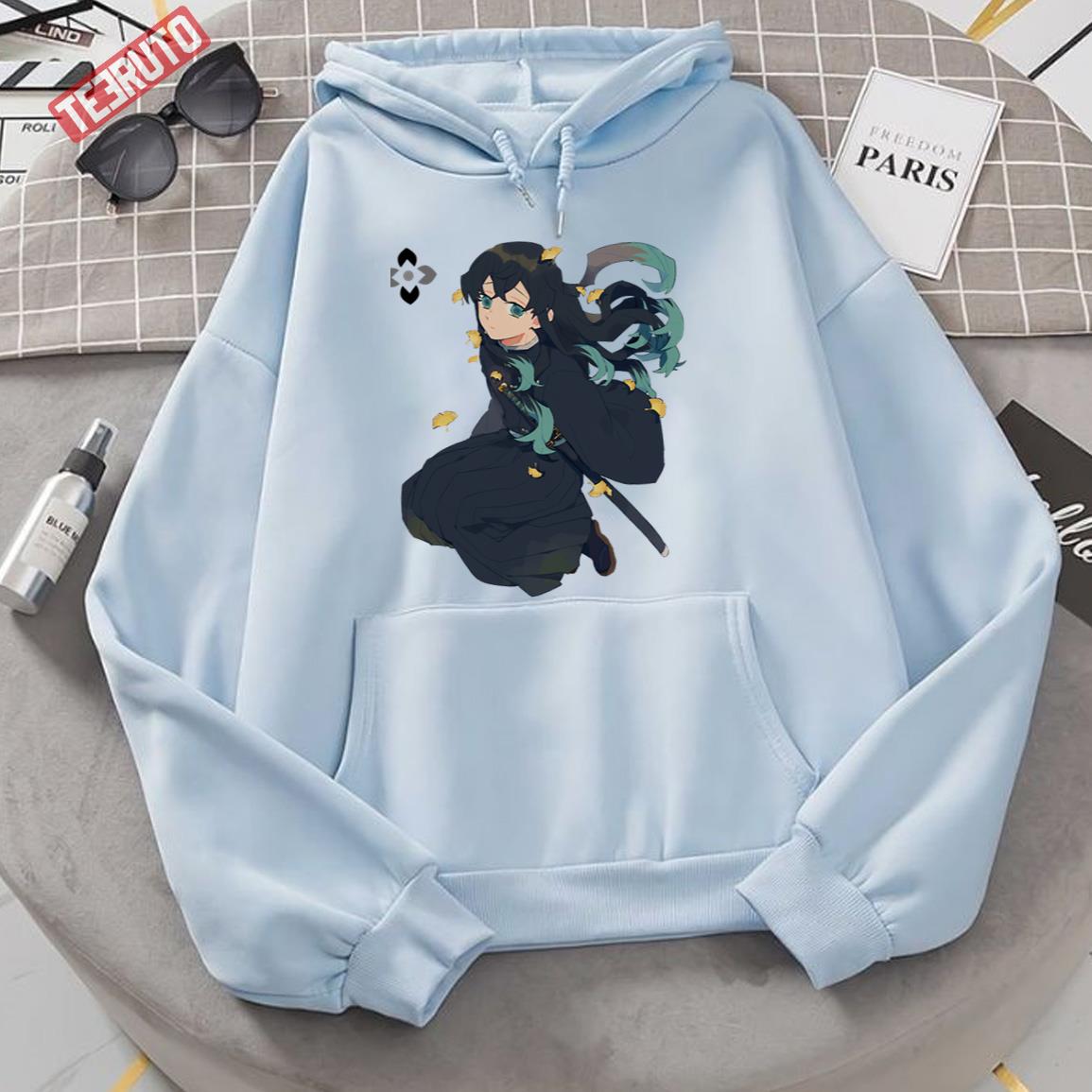 Muichiro Tokito Manga Demon Slayer Unisex Hoodie