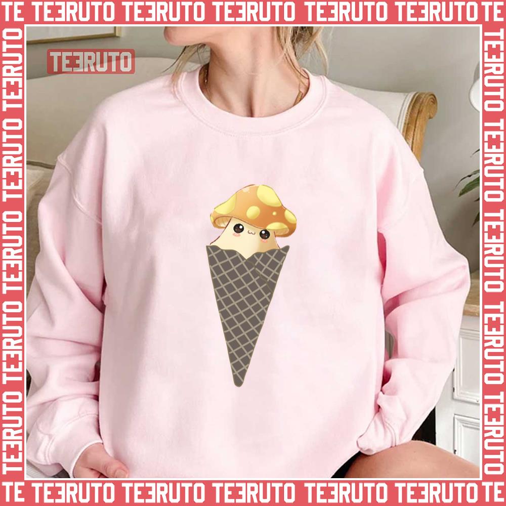 Mushroom Ice Cream Pink Bean Maplestory Unisex Sweatshirt