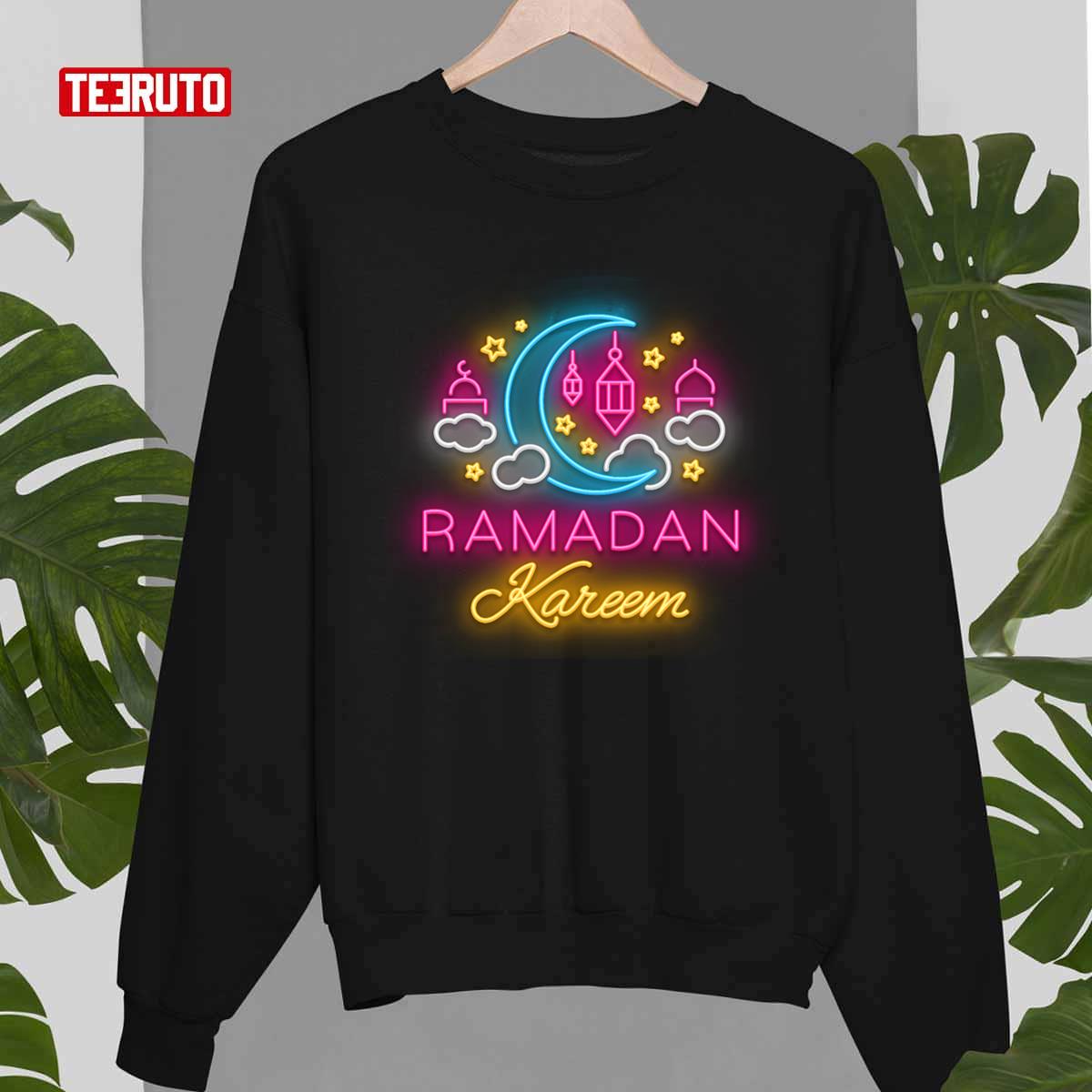 Neon Art Ramadan Kareem Unisex T-shirt