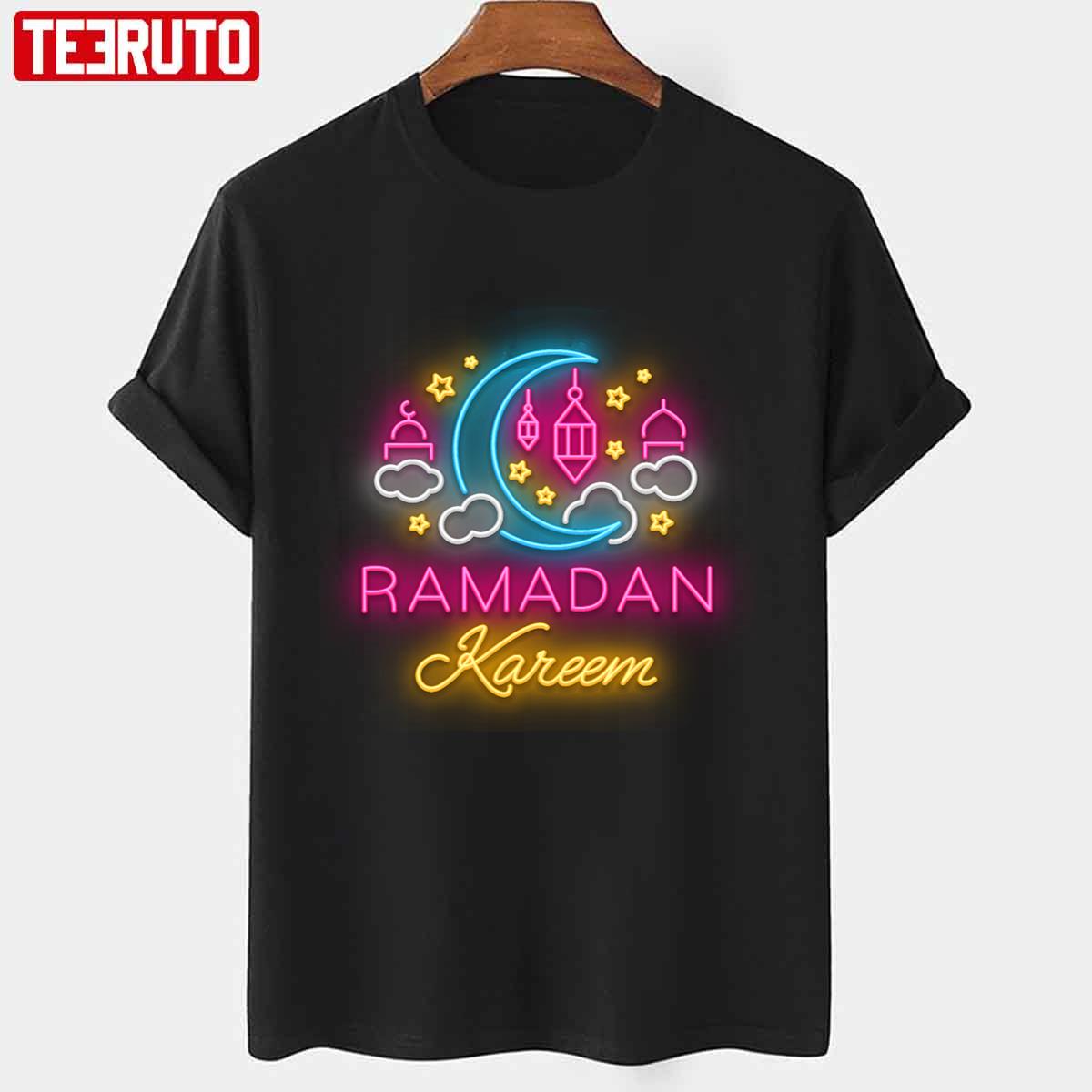 Neon Art Ramadan Kareem Unisex T-shirt