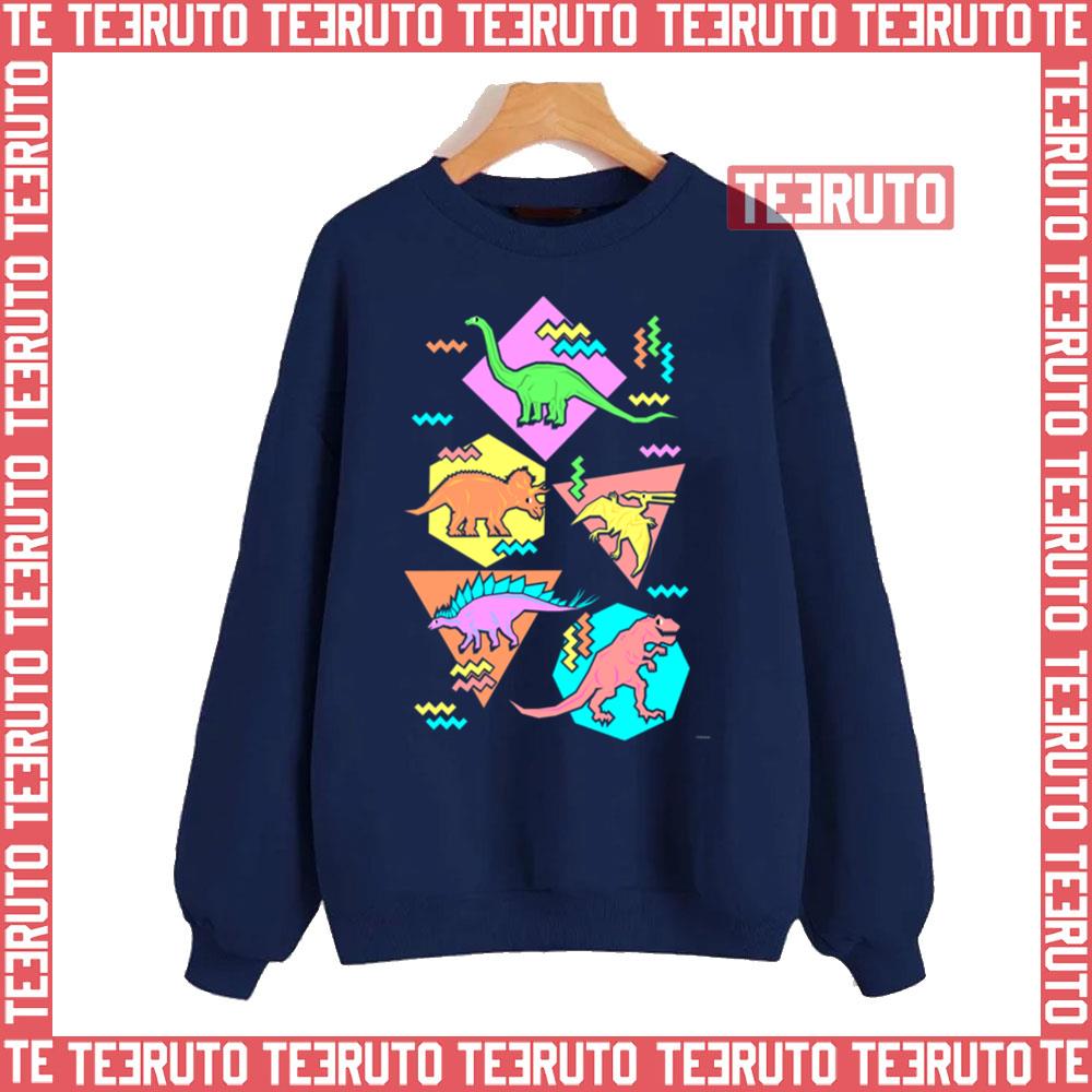 Nineties Dinosaurs Pattern Unisex Sweatshirt