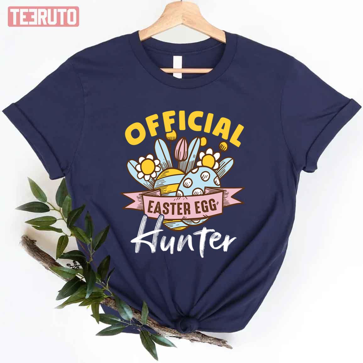 Official Easter Egg Hunter Retro Unisex T-shirt